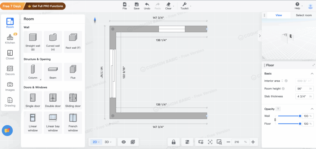 Free Interior Design Layout
